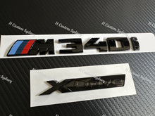 Load image into Gallery viewer, Gloss Black M340i Full Badges Emblem For BMW M340i G20 2019-2024 Exclusive Pack
