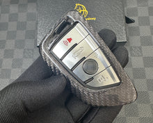Load image into Gallery viewer, M4 CSL Premium Carbon Fiber Key Fob Cover Case Keychain Pack For BMW M4 CSL Exclusive Pack
