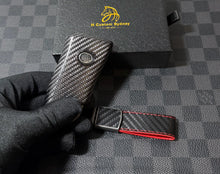 Load image into Gallery viewer, Premium Genuine Carbon Fiber Key Fob Cover Pack For Lexus GX550 Model Custom Made Exclusive Gift
