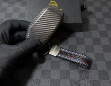 Load image into Gallery viewer, Luxury Carbon Fiber Key Fob Cover Case Fit For BMW New M5 G90 G99 New Generation Key Exclusive Made
