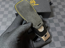 Load image into Gallery viewer, Mercedes AMG C63S W205 Model Custom Alcantara Key Cover and Keychain Set Exclusive Edition One Edition

