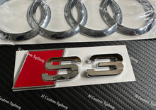 Load image into Gallery viewer, OEM S3 Chrome Badges Pack For Audi S8 8V Model 2013-2022
