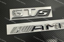 Load image into Gallery viewer, OEM Chrome GTS Badges Pack For Mercedes AMG GTS C190 Model
