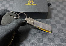 Load image into Gallery viewer, Mercedes AMG C63S W205 Model Custom Alcantara Key Cover and Keychain Set Exclusive Edition One Edition

