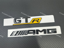 Load image into Gallery viewer, Gloss Black Full Badges Package For Mercedes AMG GTR C190 ONLY Exclusive Pack
