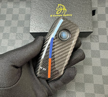 Load image into Gallery viewer, Premium Genuine Carbon Fiber Key Fob Cover For BMW New X5 X6 X7  New Generation Key Exclusive Made
