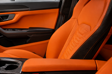 Load image into Gallery viewer, Premium Alcantara and Nappa Leather Key Fob Cover Case Keychain Pack For Lamborghini Urus Custom Made Exclusive Edition
