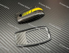 Load image into Gallery viewer, Premium Genuine Carbon Fiber Key Cover Case FOB For Mercedes AMG Model A45s CLA45s C63s E63S GLB35 GLC63S GLE63s C43 E53 Custom Made
