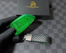 Load image into Gallery viewer, Custom Genuine Carbon Fiber Keyring Key Fob Cover For BMW New M2 G87 2023-2026 Exclusive Edition
