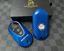 Load image into Gallery viewer, Luxury Carbon Fiber Key Fob Cover Case For Mercedes AMG New C E GLC S EQ Class W206 X254 W223 C236 W214 X290 Exclusive Made
