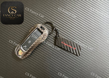 Load image into Gallery viewer, Premium Fiber Key Fob Cover Case For Porsche Cayenne S GTS Turbo Exclusive Gift
