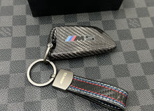 Load image into Gallery viewer, Luxury Genuine Carbon Fiber Keyring Key Fob Cover Kit For BMW M5 F90 F90 LCI Custom Made Exclusive Edition
