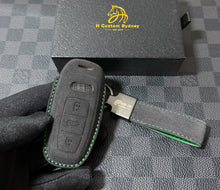 Load image into Gallery viewer, Premium Alcantara Key Fob Cover Keychain Set for Audi RS3 8Y Models Exclusive Edition
