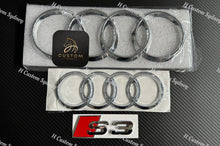 Load image into Gallery viewer, OEM S3 Chrome Badges Pack For Audi S8 8V Model 2013-2022
