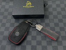 Load image into Gallery viewer, Premium Alcantara Key Case Keychain Pack for Mercedes-AMG GT63 S Exclusive Edition
