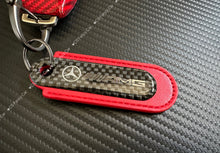 Load image into Gallery viewer, Premium Fiber Key Fob Cover For Mercedes C63s E63s GLC63s GLE63s GT63S GLS63 AMG Model
