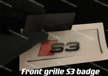 Load image into Gallery viewer, S3 Gloss Black Full Badges Emblems Package For Audi S3 8V Custom Gift
