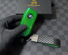 Load image into Gallery viewer, Premium Carbon Fiber Smart Key Case for BMW New XM Models Luxury Cover Shell Custom Made Exclusive Gift
