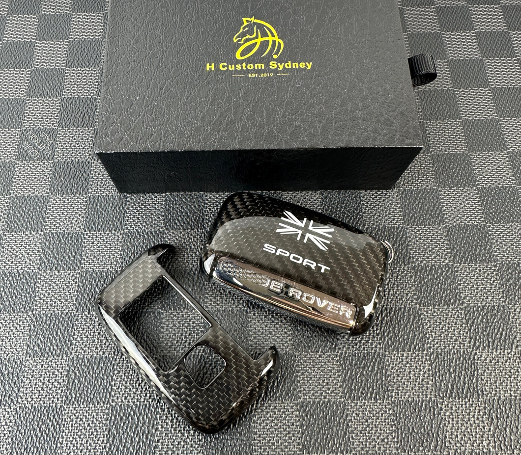 Range Rover Sport Premium Carbon Fiber Key Fob Cover Set For Land Rover Range Rover Sport Exclusive Made