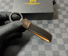 Load image into Gallery viewer, Premium Gold Edition Carbon Fiber Key Fob Cover Pack for Mercedes AMG W214 W223 X254 W206 C192 EQ Exclusive Brabus Style

