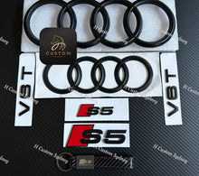 Load image into Gallery viewer, S5 Matte Black Full Badges Package For Audi S5 8T F5 2013-2024 Exclusive Pack
