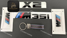 Load image into Gallery viewer, Gloss Black X2 M35i Full Badges Emblem For BMW X2 M35i New U10 Model  Exclusive Pack
