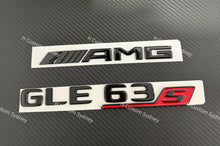 Load image into Gallery viewer, GLE63S Gloss Black Badges Emblems Package For Mercedes GLE63S  V167 C167 2024+ Exclusive Night Edition Pack
