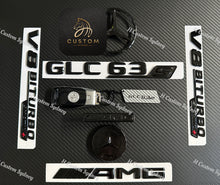 Load image into Gallery viewer, All Black GLC63S AMG Full Badges Package For GLC63S X253 C253 2019-2023 Premium Full Pack
