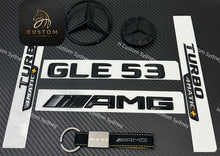 Load image into Gallery viewer, GLE53 Edition One Gloss Black Badges Pack For Mercedes GLE53 V167 C167  Exclusive Pack
