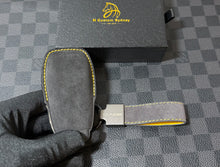 Load image into Gallery viewer, Mercedes AMG CLA45S C118 Model Custom Alcantara Key Cover and Keychain Set Exclusive Edition One Edition
