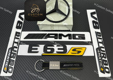 Load image into Gallery viewer, E63S Gloss Black Badges Package For Mercedes E63S W213 2021-2023 Exclusive Edition one Pack
