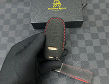 Load image into Gallery viewer, Premium Alcantara Key Cover &amp; Keychain Set For Audi RS3 / RS6 / RSQ8 (Latest Models) Exclusive Made
