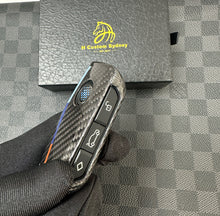 Load image into Gallery viewer, Premium Genuine Carbon Fiber Key Fob Cover For BMW New X5 X6 X7  New Generation Key Exclusive Made
