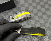 Load image into Gallery viewer, Premium Genuine Carbon Fiber Key Fob Cover Case Fit For Mercedes AMG Model A C E GLA GLB GLC GLE GLS G GT Class Custom Made Exclusive Edition One
