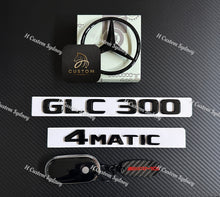 Load image into Gallery viewer, GLC300 X254 Gloss Black Badges Package For Mercedes GLC300 X254 Wagon Exclusive Pack
