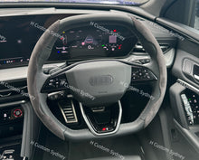 Load image into Gallery viewer, Luxury Custom Alcantara Steering Wheel Cover – Handmade Custom Fit for Audi S3 GY 2025+ Models Exclusive Made
