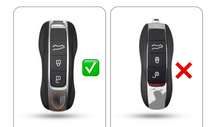 Load image into Gallery viewer, Luxury Red Carbon Fiber Key Shell Fit For Porsche Car Key Fob Exclusive Edition

