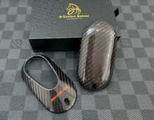 Load image into Gallery viewer, Premium Carbon Fiber Key Fob Cover Case For Mercedes AMG New C E GLC S EQ Class W206 X254 W223 C236 W214 X290 Exclusive Made
