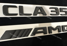 Load image into Gallery viewer, Matte Black Badges Package For Mercedes CLA35 AMG C118 Exclusive Pack
