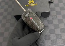 Load image into Gallery viewer, Premium Forged Carbon Fiber Key Cover For Audi RS3 S3 RSQ3 Q2 Q3 R8 Custom Made Exclusive Audi Sport Edition
