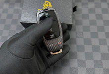 Load image into Gallery viewer, GLE63S Genuine Carbon Fiber Key Fob Cover Pack Fit For Mercedes AMG GLE63S V167 C167 Exclusive Edition
