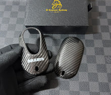 Load image into Gallery viewer, Premium Carbon Fiber Key Fob Cover Pack for Mercedes AMG W214 W223 X254 W206 C192 EQ Exclusive Brabus Edition
