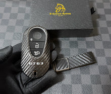 Load image into Gallery viewer, Premium Carbon Fiber Key Fob Cover Pack for Mercedes AMG GT63 C192 Exclusive Edition
