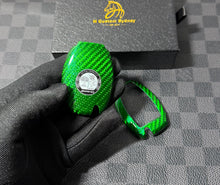 Load image into Gallery viewer, Luxury Carbon Fiber Key Fob Cover Case Fit For Mercedes A C GLC GLE GLS CLA GLA Class A45 CLA45 GLA45 C43 C63S GLC63s GLE63S GLS63 Exclusive Edition
