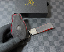 Load image into Gallery viewer, Premium AMG GTC Alcantara Key Fob Cover Keychain Exclusive Pack For Mercedes GTC
