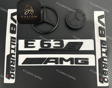 Load image into Gallery viewer, E63S Matte Black Badges Package For Mercedes E63S W213 Exclusive Pack
