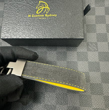 Load image into Gallery viewer, Edition One Alcantara Key Case + Keychain Set – Fits Mercedes Old-Style Triangle Key – Premium Edition
