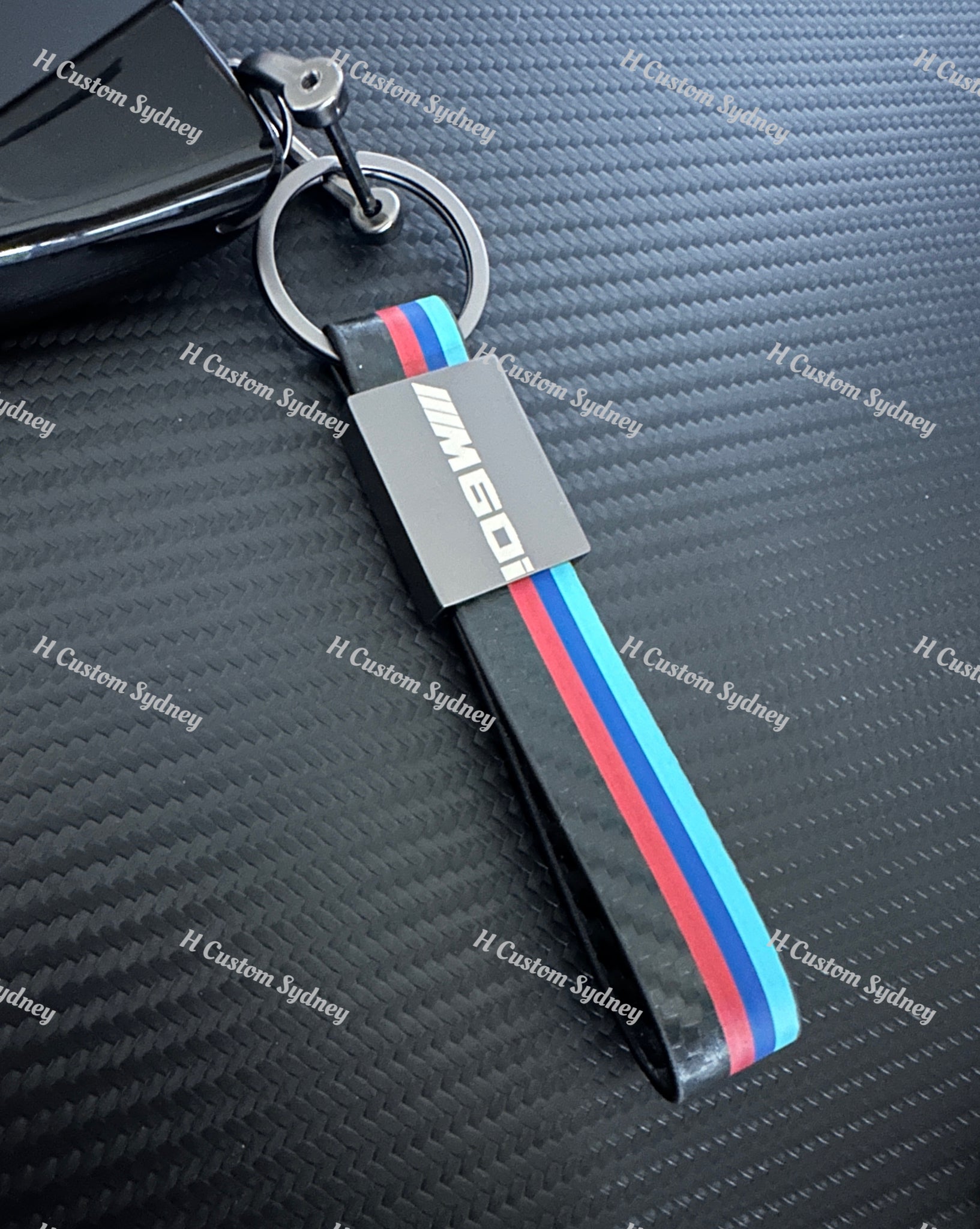 Gloss Black M Size Emblems Fit BMW X5 M60i - Trunk Badge Set