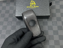 Load image into Gallery viewer, C63S Genuine Carbon Fiber Key Fob Cover Keyring Pack For Mercedes W205 C63S AMG 2019-2023 Model Custom Made Exclusive Edition
