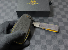 Load image into Gallery viewer, Mercedes AMG C63S W205 Model Custom Alcantara Key Cover and Keychain Set Exclusive Edition One Edition
